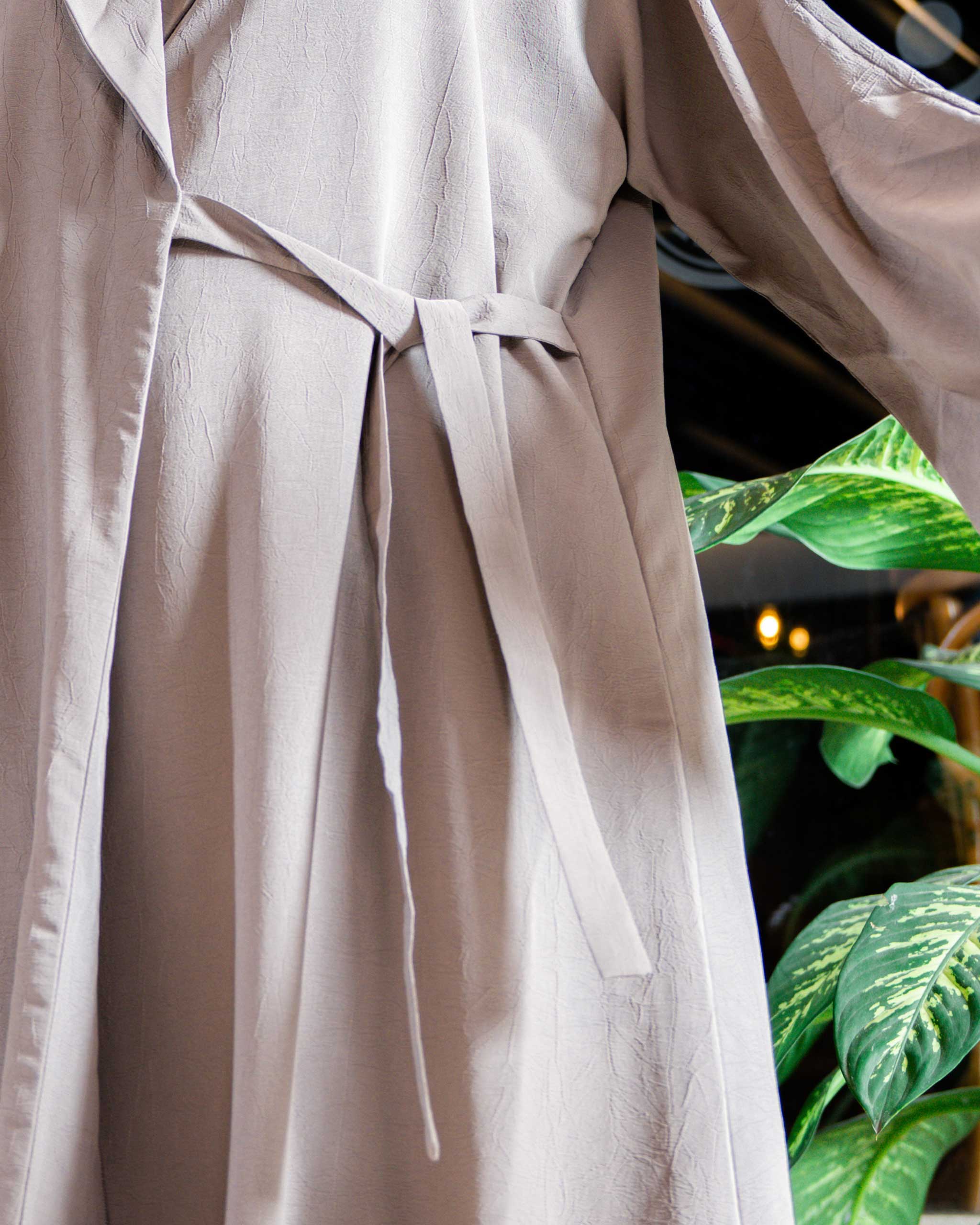 Sand – Wrapped Flow Abaya - Image 5