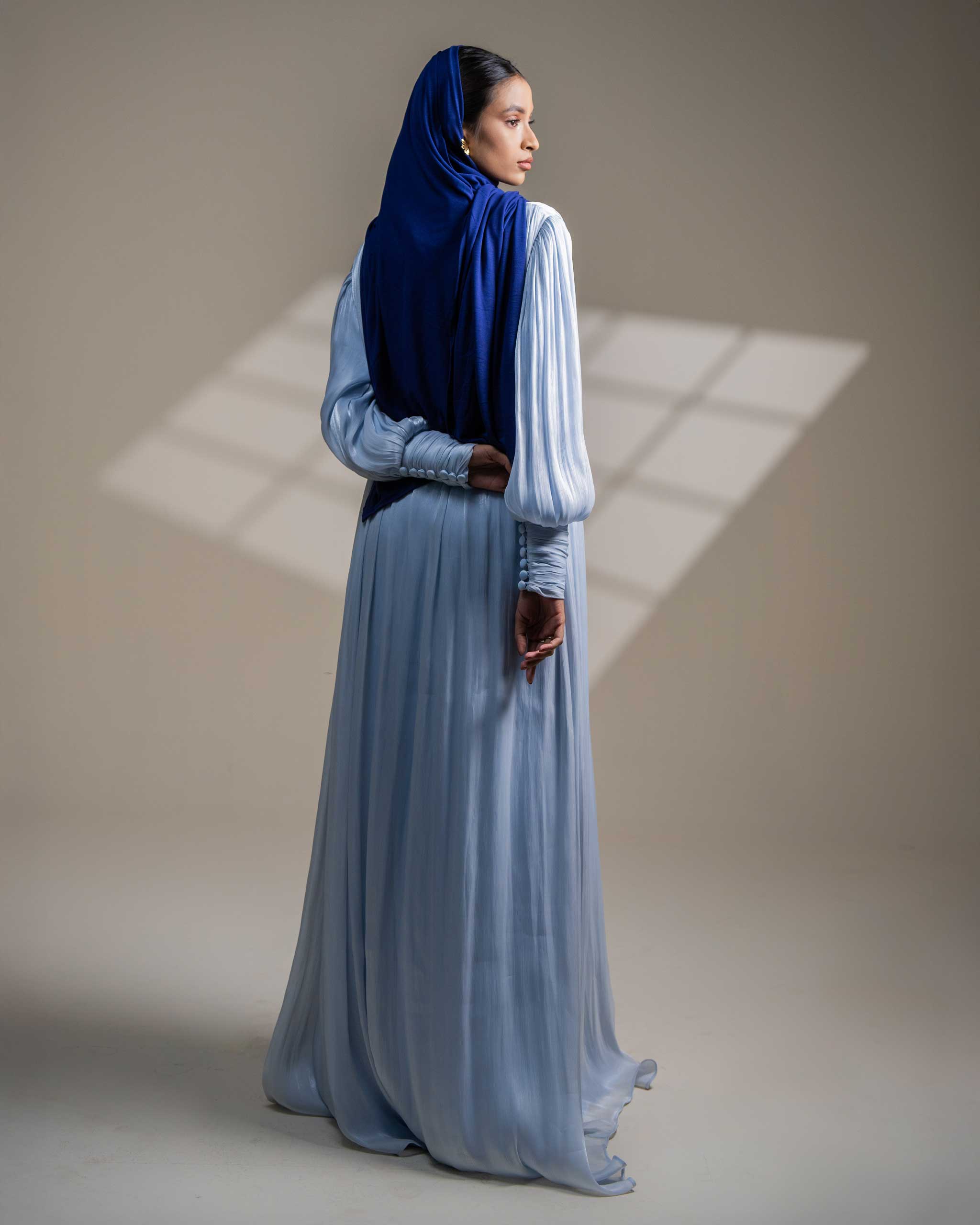 Frost Shimmer - Evening Abaya - Image 3