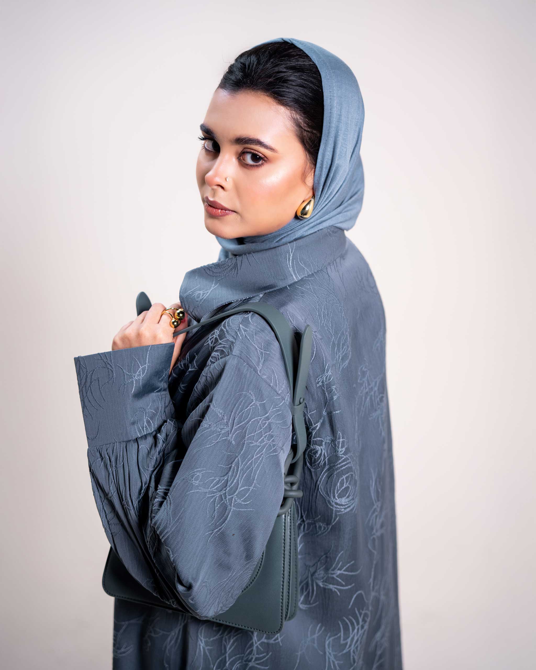 Slate Reverie Abaya - Image 2