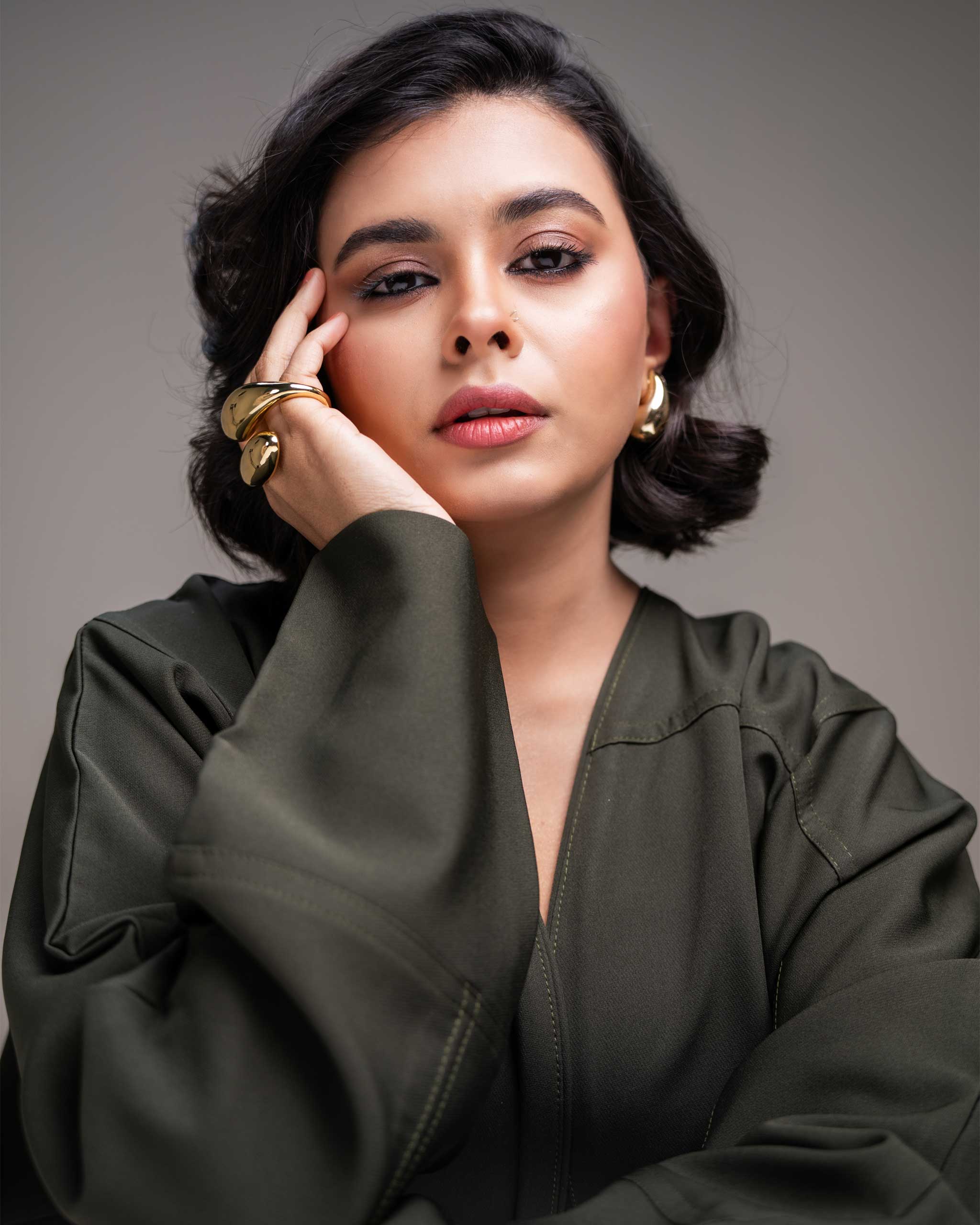 Olive – Urban Flow Abaya - Image 2