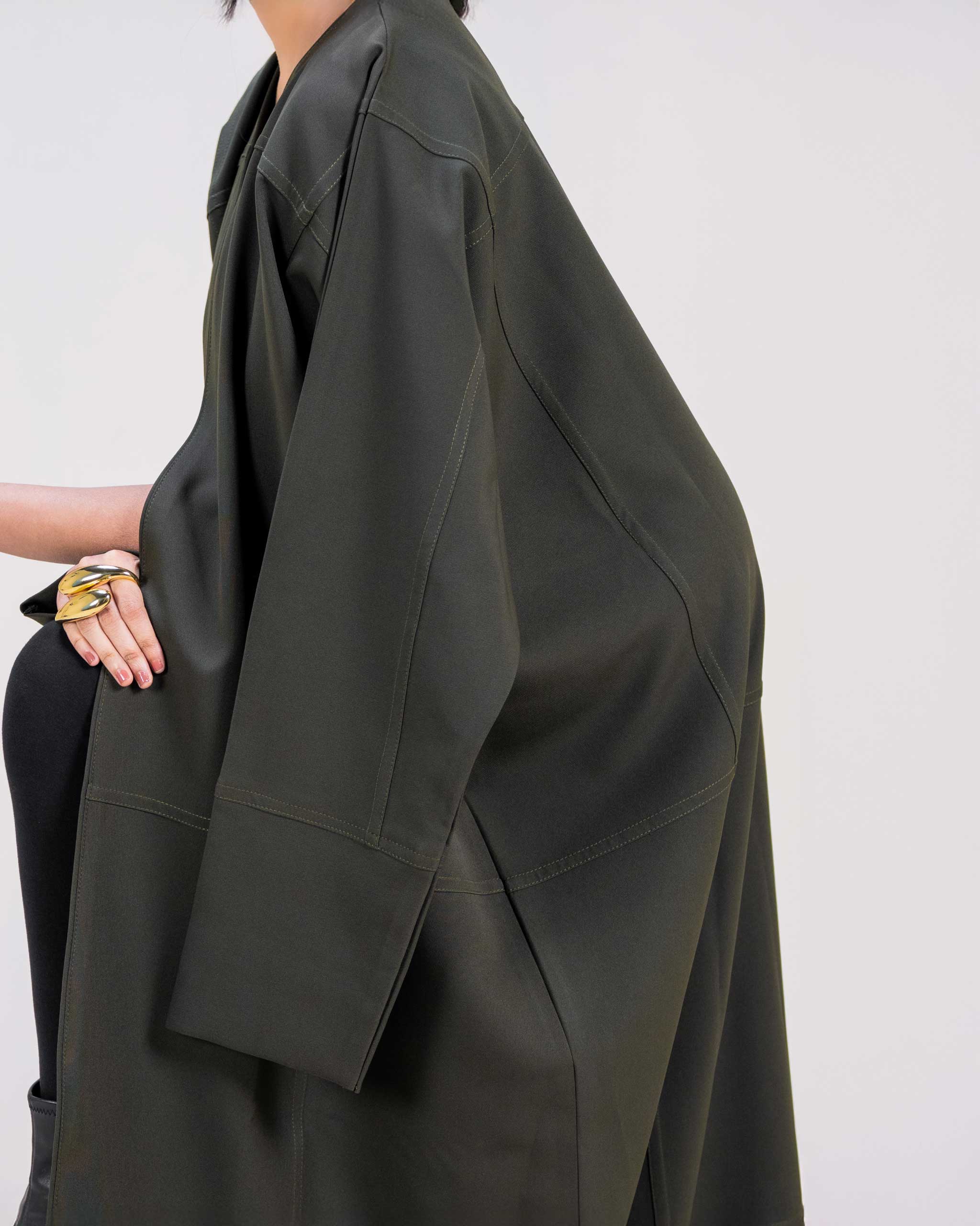 Olive – Urban Flow Abaya - Image 4